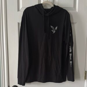 American Eagle Outfitters Black Super Soft Hoodie